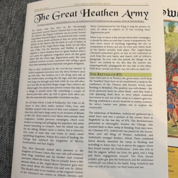 The Great Heathen Army (punched) Hollandspiele - Picture 13 of 13